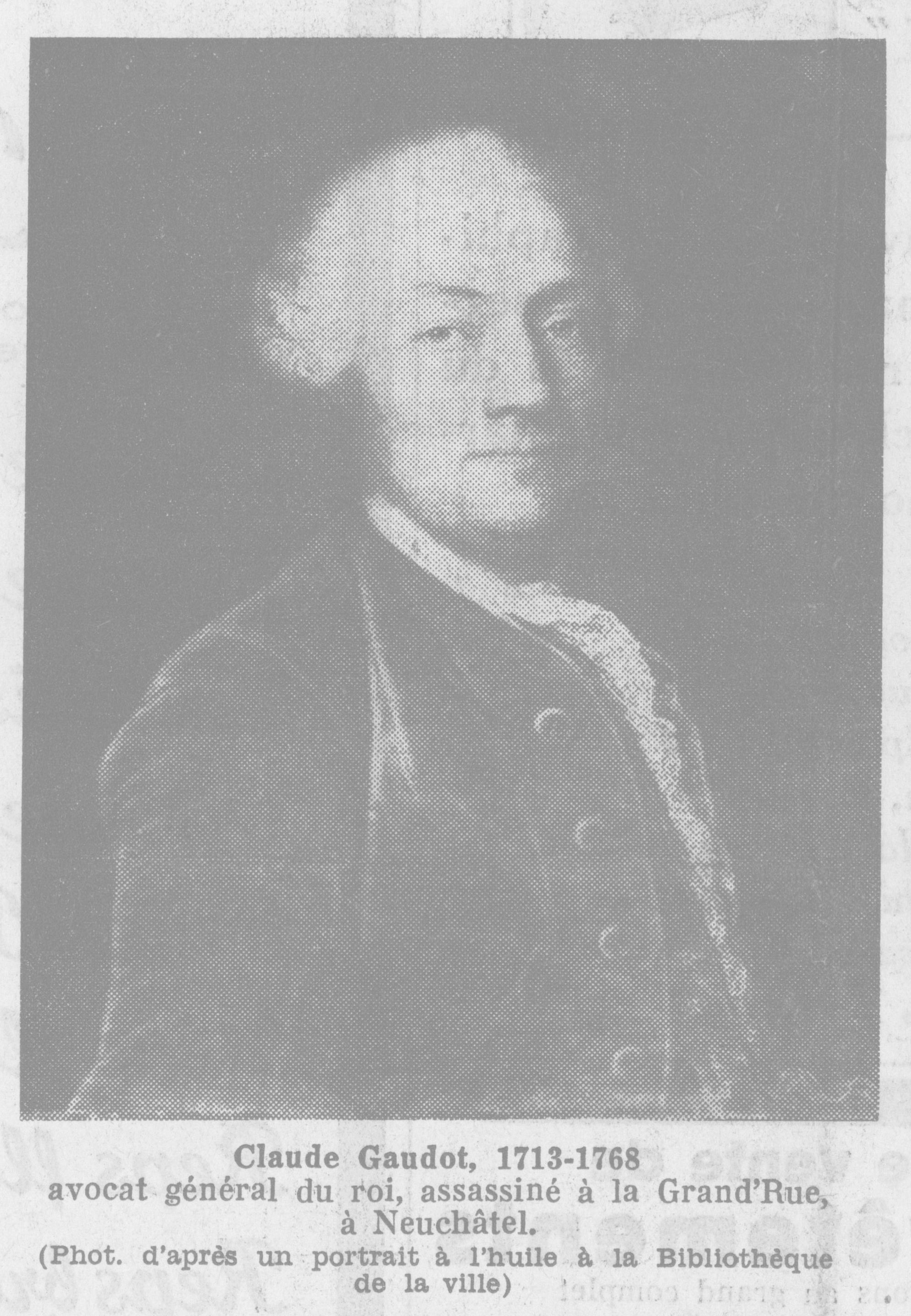 Claude Gaudot, 1713-1768