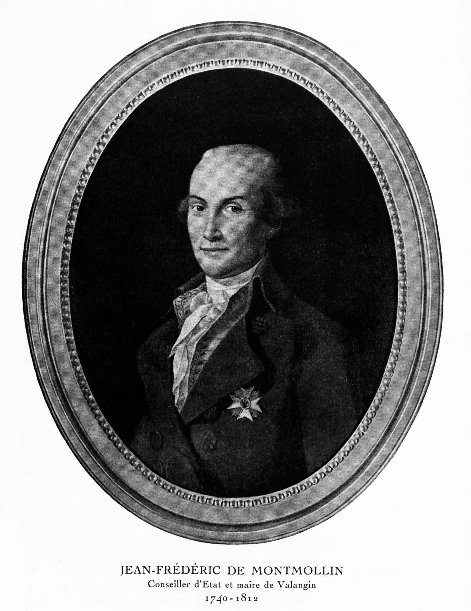 Jean-Frédéric de Montmollin, 1740-1812
